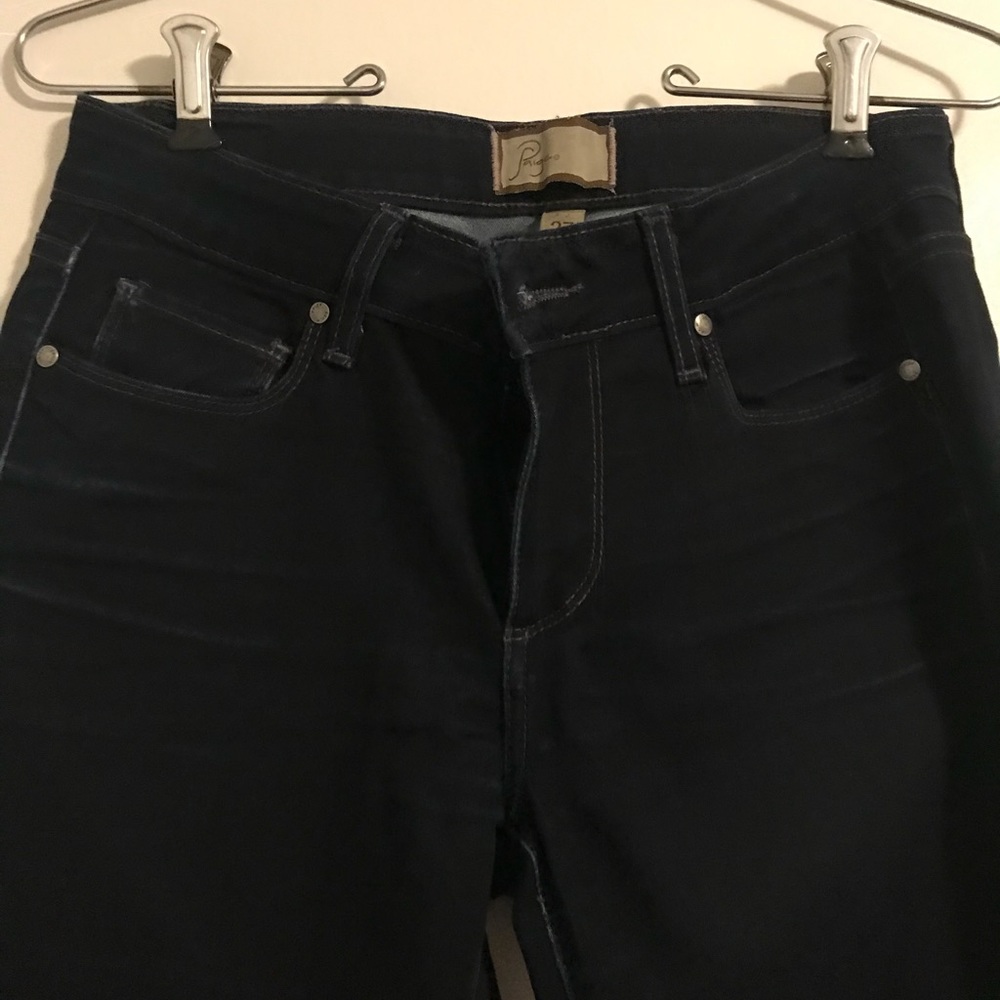 Dark Wash Paige Skinny Jeans - Picture 3 of 7